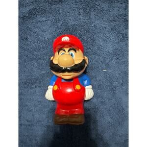 Vintage Super MARIO Bros Coin Bank‎ PVC Figure NINTENDO 5.5" Applause 1989 RARE